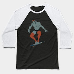 Devilman Sk8er [Ukiyo-e woodblock Print] Baseball T-Shirt